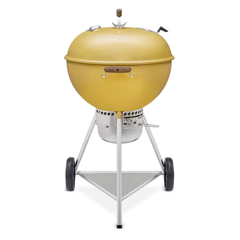 Weber 70th Anniversary Edition Kettle Charcoal Grill 57cm Hot Rod Yellow WEBER